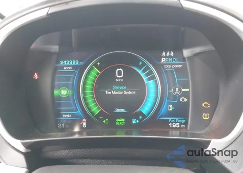 2016 Chevrolet Volt Lt z USA, uszkodzony, nr VIN 1G1RC6S50GU120337